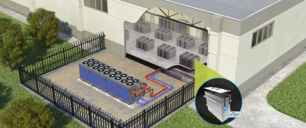 data center cooling tower immerse cooling sistem
