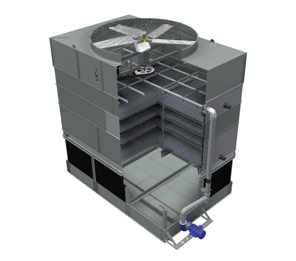 PCC Evaporative Condenser - PCC_cutaway