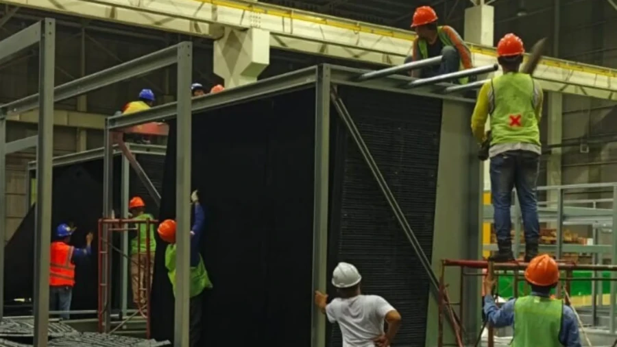 pemasangan cooling tower