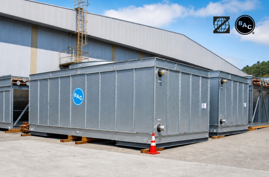 BAC Cooling Tower Unit on Project Site
