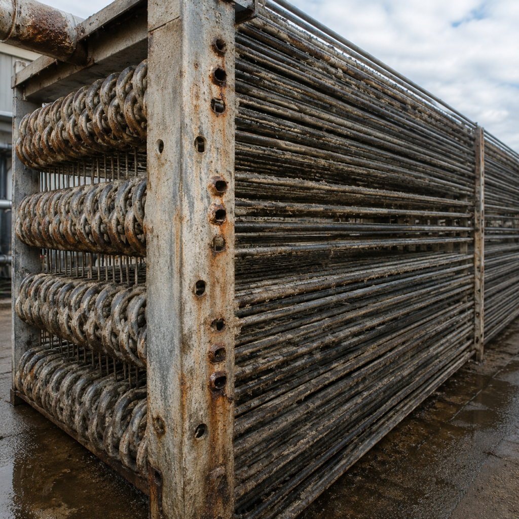 Coil cooling tower