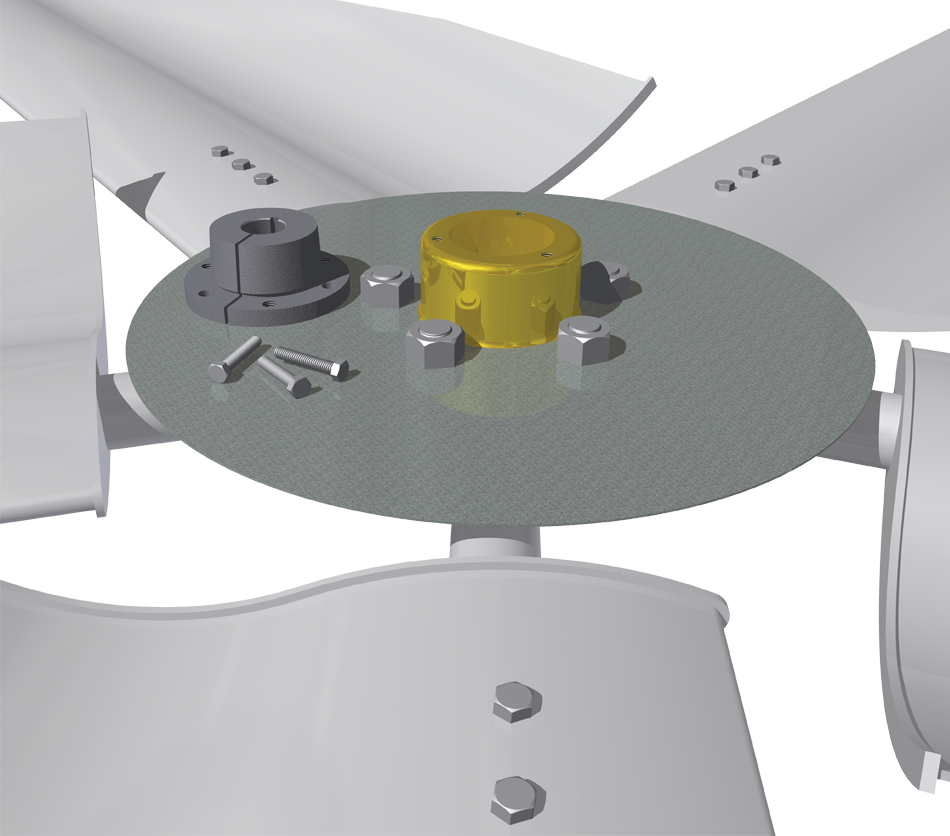 Aluminum Fan and Bushing Kits