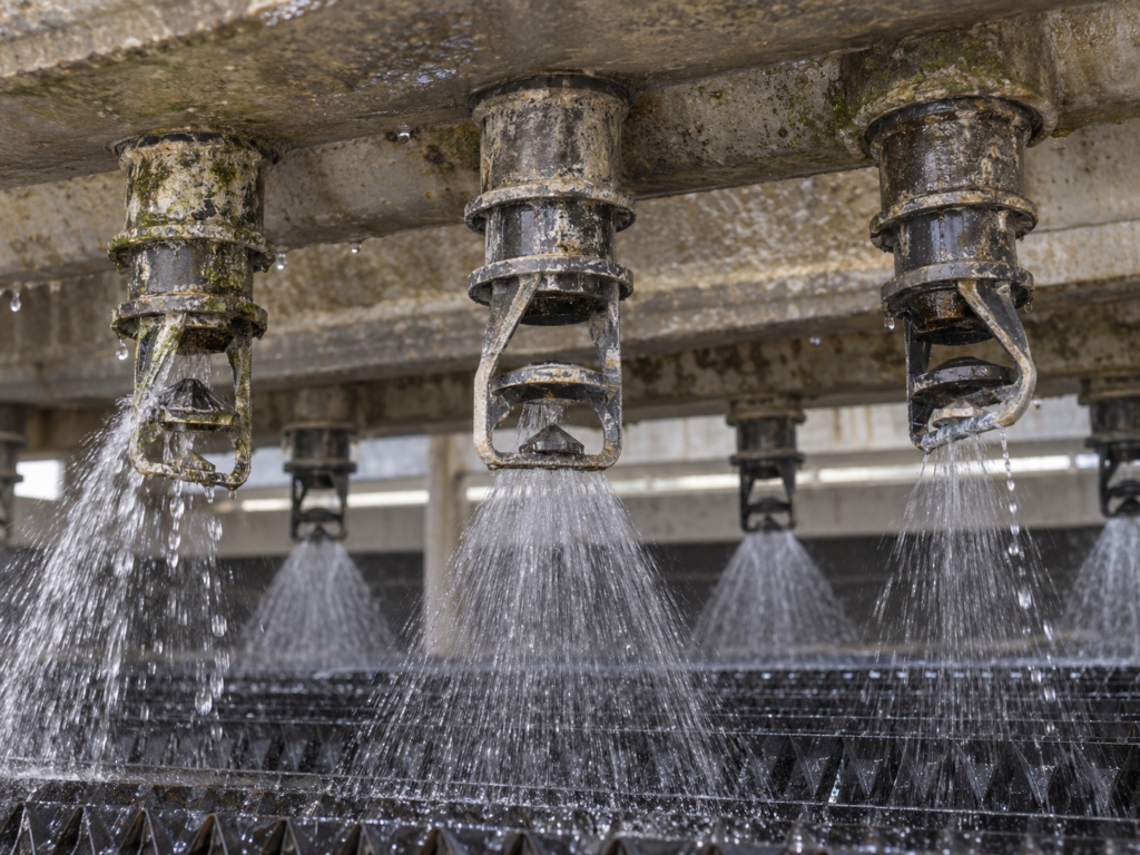 Gritty Cooling Tower Spray Nozzles