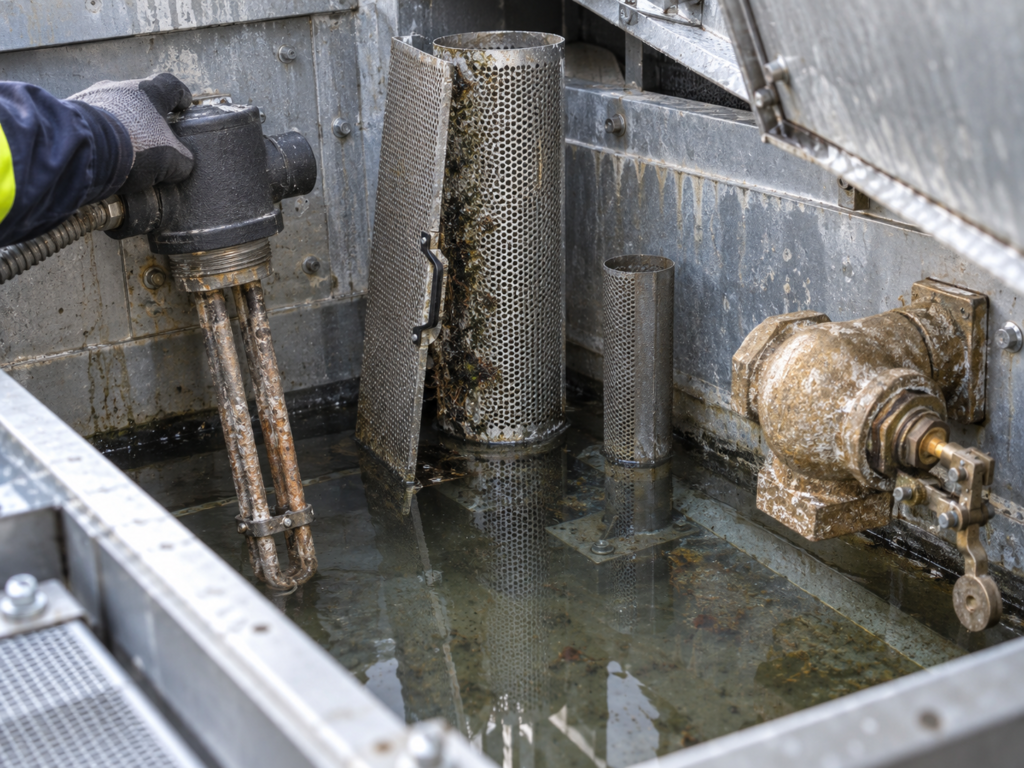 Industrial Basin Maintenance Inspection