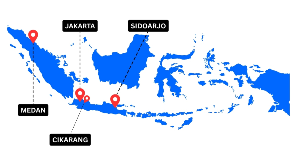 ZITECH LOCATION IN INDONESIA